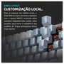 Teclado Mecânico Gamer Machenike K500-B61, RGB, Switch Huano Brown, Cinza - MAC-K500-B61GBR-WW