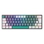 Teclado Mecânico Gamer Machenike K500-B61, RGB, Switch Huano Brown, Cinza - MAC-K500-B61GBR-WW