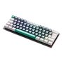 Teclado Mecânico Gamer Machenike K500-B61, RGB, Switch Huano Brown, Cinza - MAC-K500-B61GBR-WW