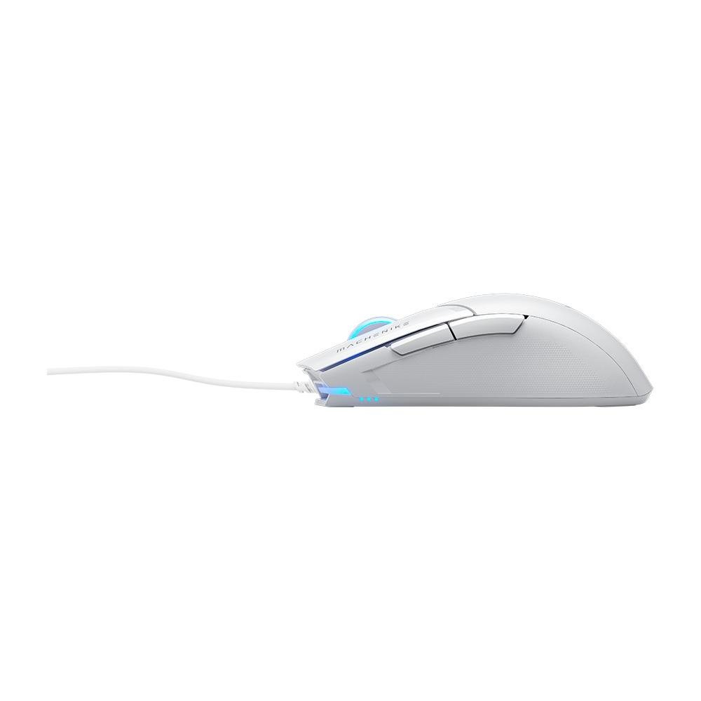 Mouse Gamer Machenike M7 Pro, Com fio, 12800 DPI, 6 botões, Branco - JJ02GL006 Mouse Gamer Machenike M7 Pro, Com fio, 12800 DPI, 6 botões, Branco - JJ02GL006