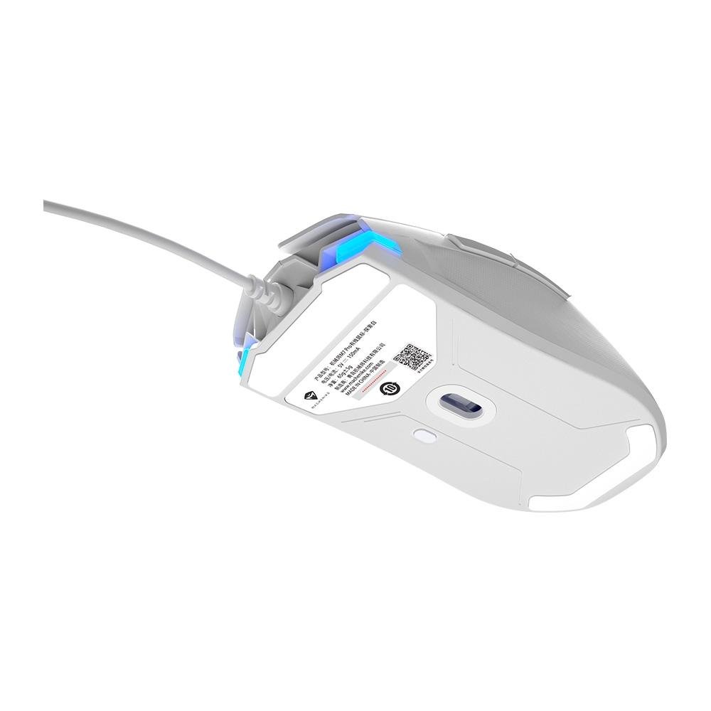 Mouse Gamer Machenike M7 Pro, Com fio, 12800 DPI, 6 botões, Branco - JJ02GL006 Mouse Gamer Machenike M7 Pro, Com fio, 12800 DPI, 6 botões, Branco - JJ02GL006