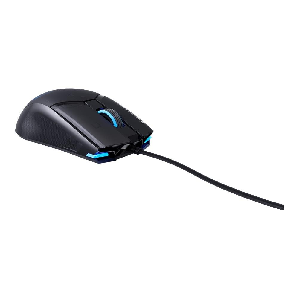 Mouse Gamer Machenike M7 Pro, Com fio, 12800 DPI, 6 botões, Preto - JJ02GP006