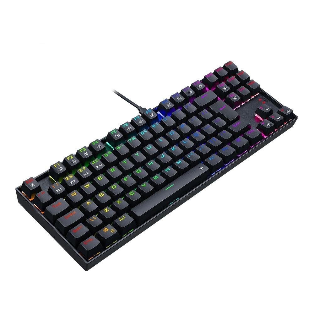 Teclado Sem Fio Mecânico Gamer ( Balão.info) Pro, RGB, Wireless e Bluetooth, Switch Blue, Preto - K552RGB-BRS-B (PT BLUE - foto 3
