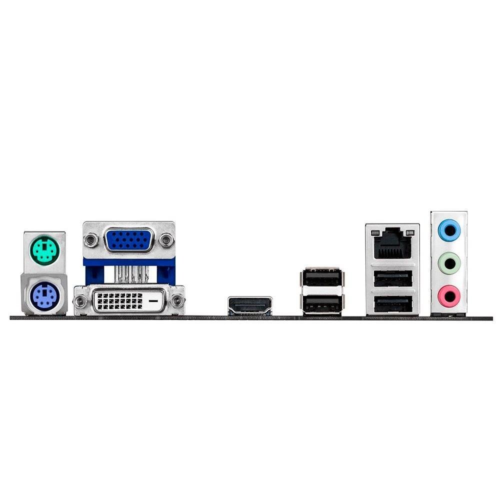 Placa-Mãe ASUS p/ Intel LGA 1155 mATX H61M-A/BR, 2xDDR3 HDMI/DVI/ VGA, Digi+ VRM, PCI-x1, SATA 3GB/s, Rede Gigabit, Bios UEFI