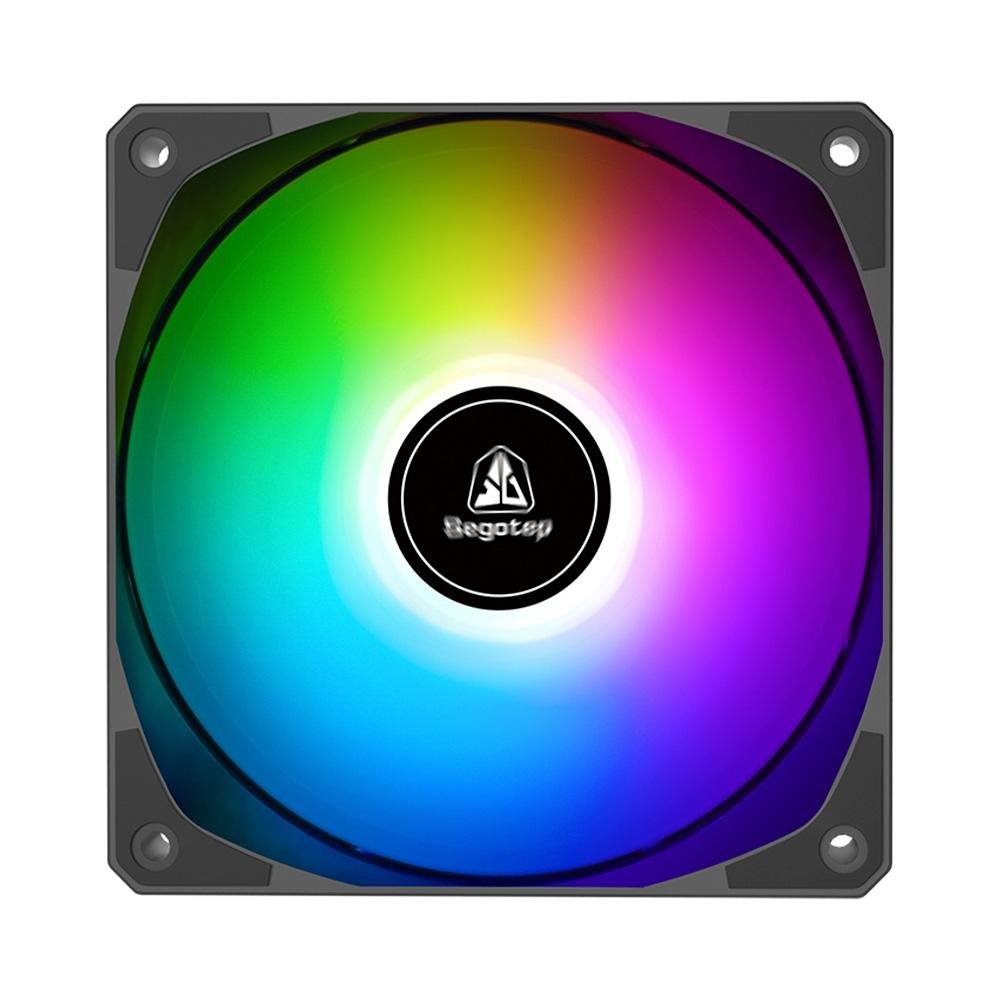 Imagem 2 de 7 do produto Ventoinha Segotep Bezer 12, 120mm, ARGB, Preto - SEG-FAN-BEZ12B-WW