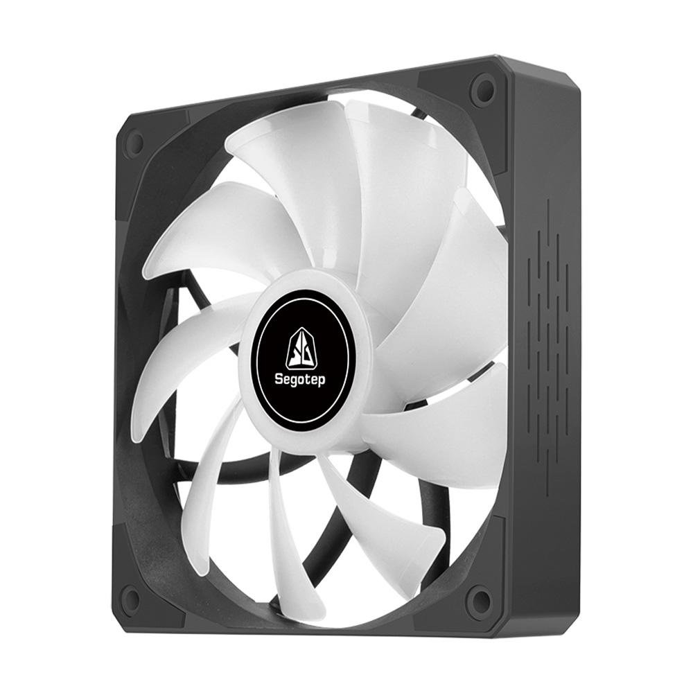 Imagem 5 de 7 do produto Ventoinha Segotep Bezer 12, 120mm, ARGB, Preto - SEG-FAN-BEZ12B-WW