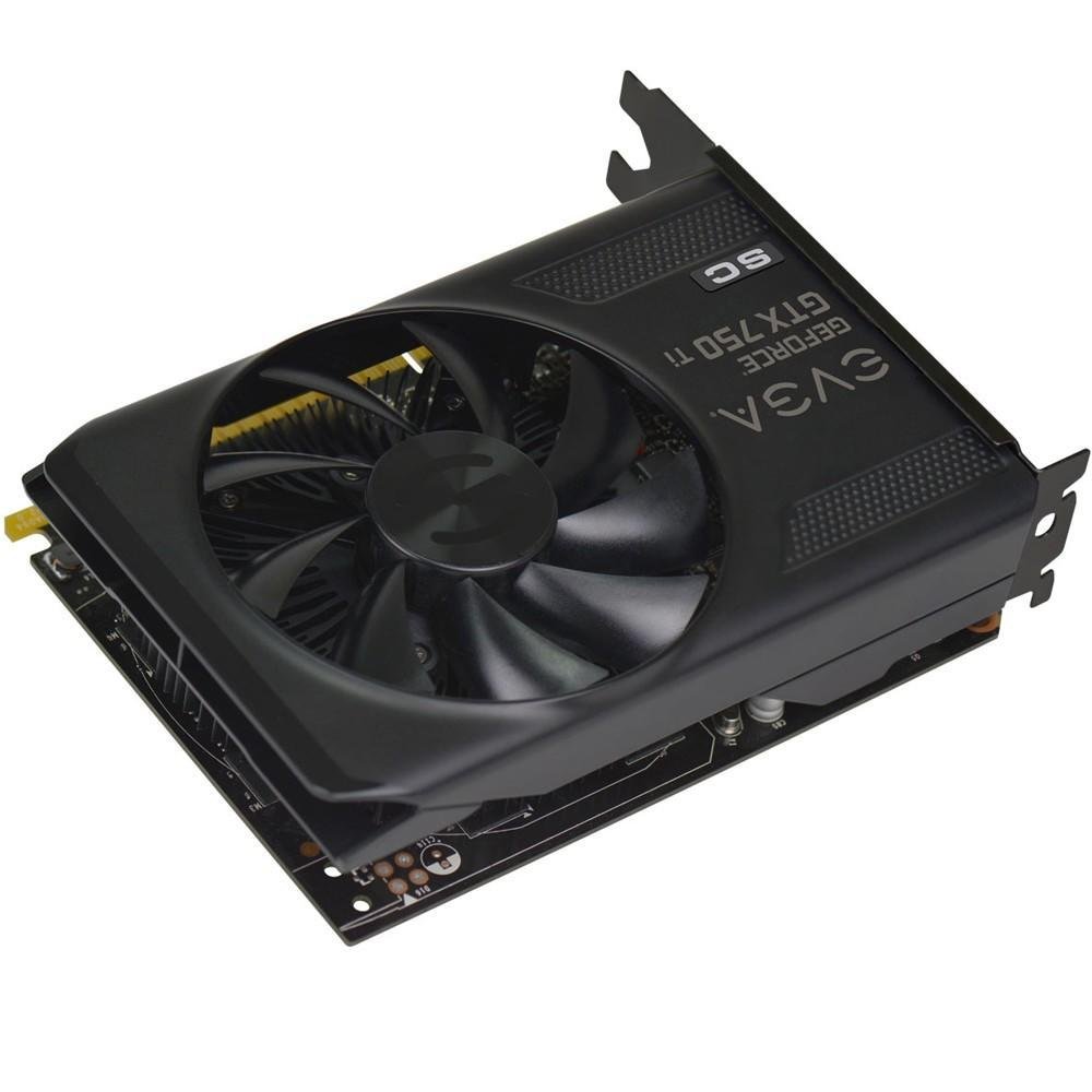 Placa de Vídeo VGA NVIDIA EVGA GEFORCE GTX 750 TI 2GB SC DDR5 128 bits PCI-E 3.0 02G-P4-3753-KR