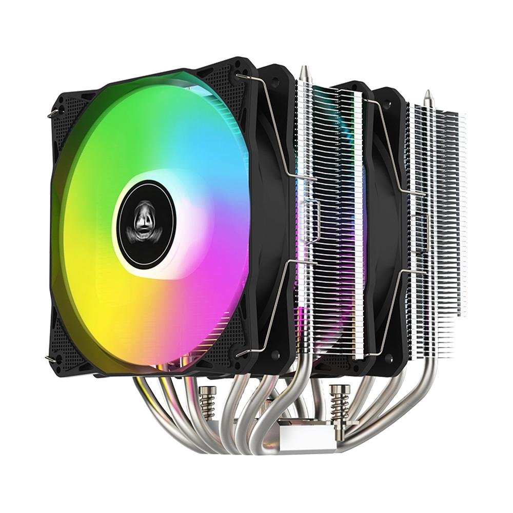 Air Cooler Segotep Cambrian U6, ARGB, AMD/Intel, 120mm, Preto - SEG-AIR-CAU6-WW