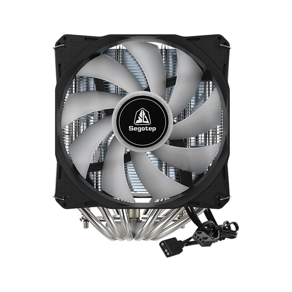 Air Cooler Segotep Cambrian U6, ARGB, AMD/Intel, 120mm, Preto - SEG-AIR-CAU6-WW