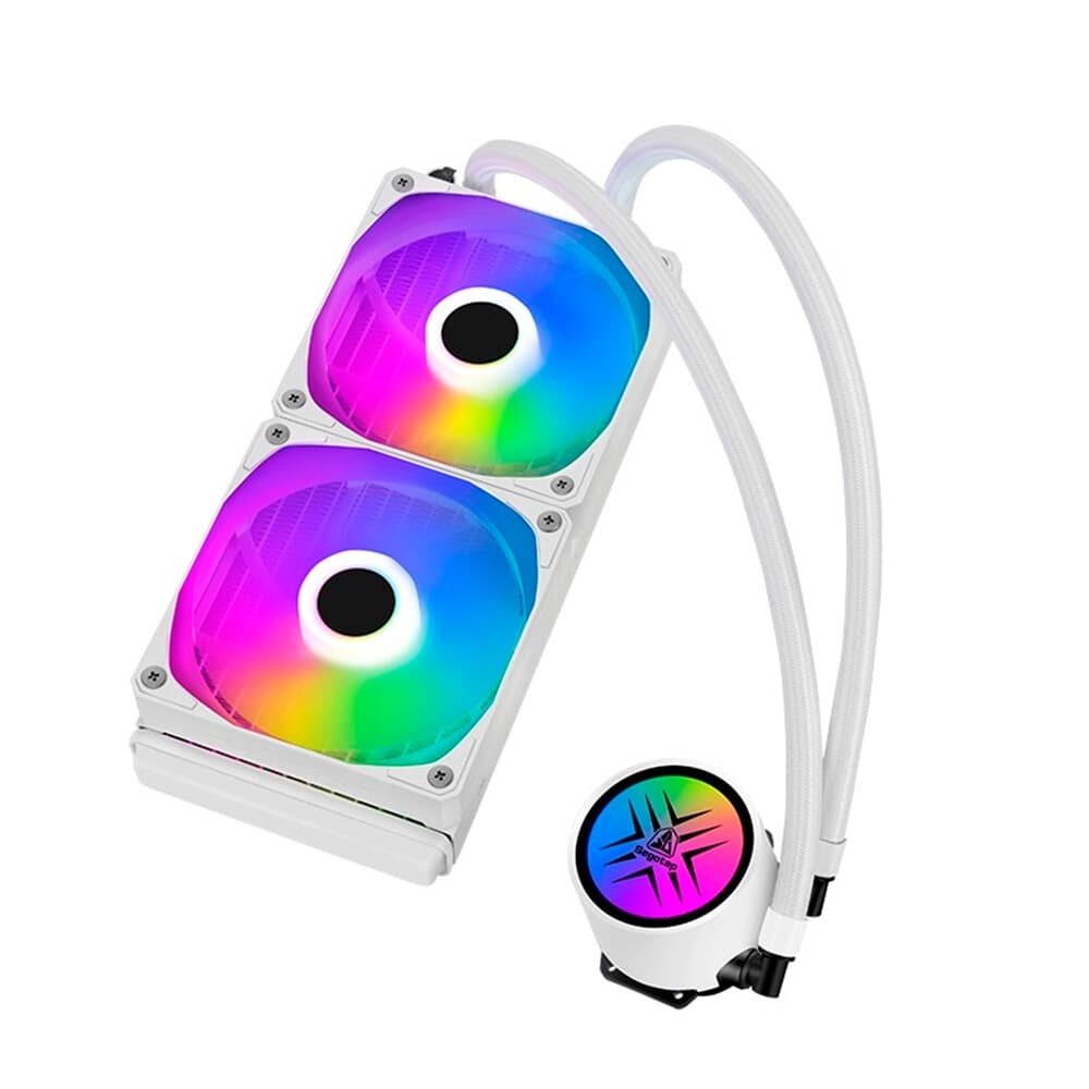 Water Cooler Segotep Bezer 240 ARGB, 240mm, Branco - BeZer 240 ARGB-W Water Cooler Segotep Bezer 240 ARGB, 240mm, Branco - BeZer 240 ARGB-W