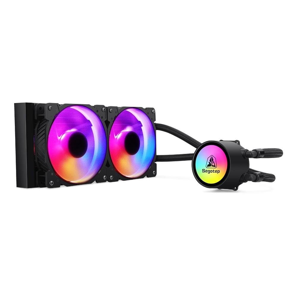 Imagem 5 de 5 do produto Water Cooler Segotep Beiced, ARGB 240mm, AMD/Intel, Preto - SEG-WC-BEL240B-WW