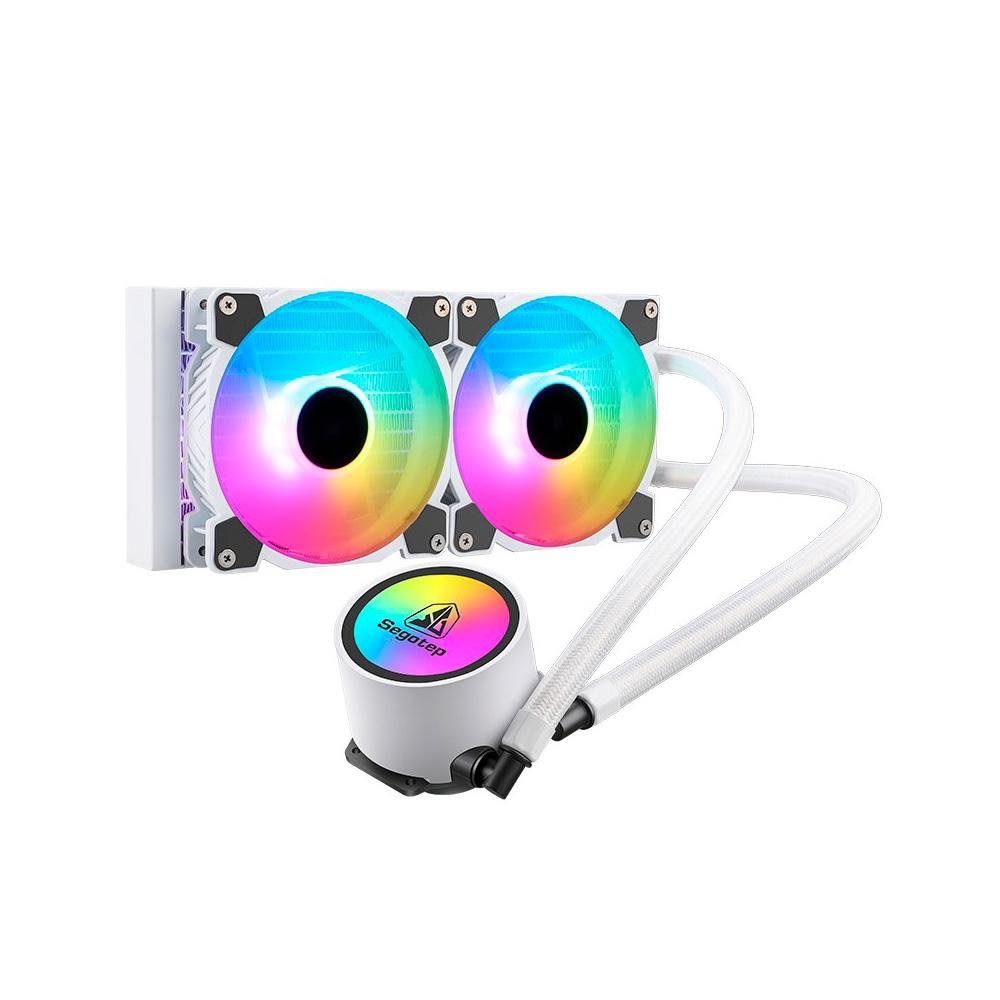 Water Cooler Segotep Beiced, ARGB, 240mm, AMD/Intel, Branco - SEG-WC-BEL360W-WW 4