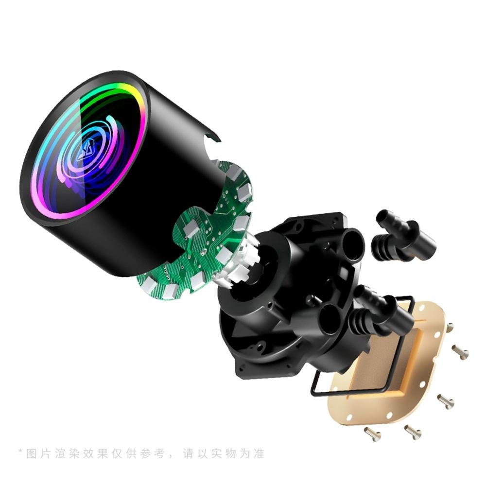 Water Cooler Segotep Beiced II, ARGB, 240mm, AMD/Intel, Preto - SEG-WC-BEL2240B-WW 11