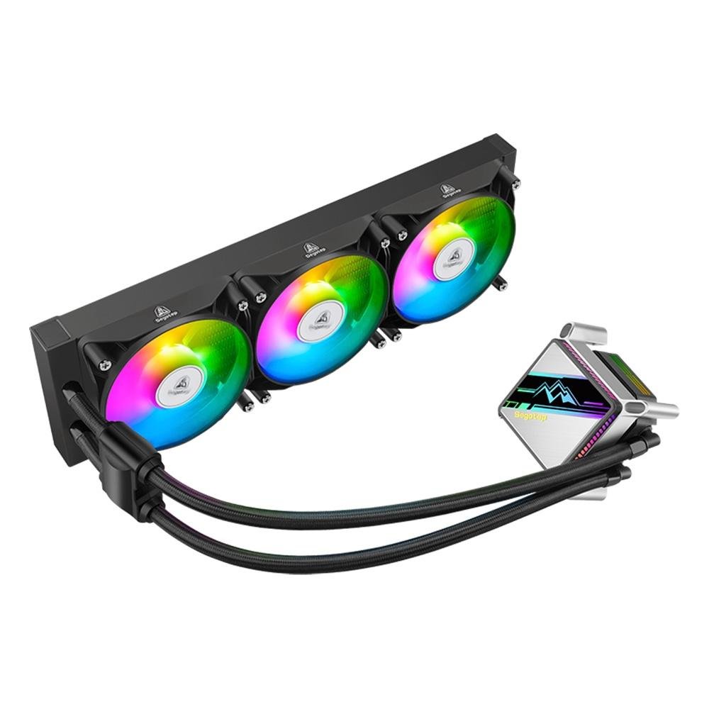 Imagem 4 de 7 do produto Water Cooler Segotep KL, ARGB, 360mm, AMD/Intel, Preto - SEG-WC-BC360KL360B-WW