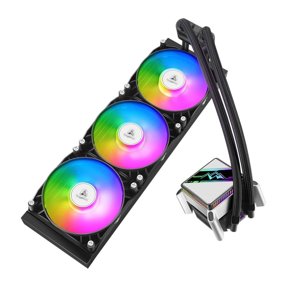 Imagem 5 de 7 do produto Water Cooler Segotep KL, ARGB, 360mm, AMD/Intel, Preto - SEG-WC-BC360KL360B-WW