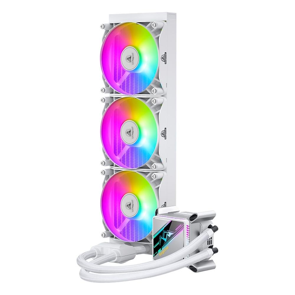Imagem 5 de 7 do produto Water Cooler Segotep KL, ARGB, 360mm, AMD/Intel, Branco - SEG-WC-KL2360W-WW
