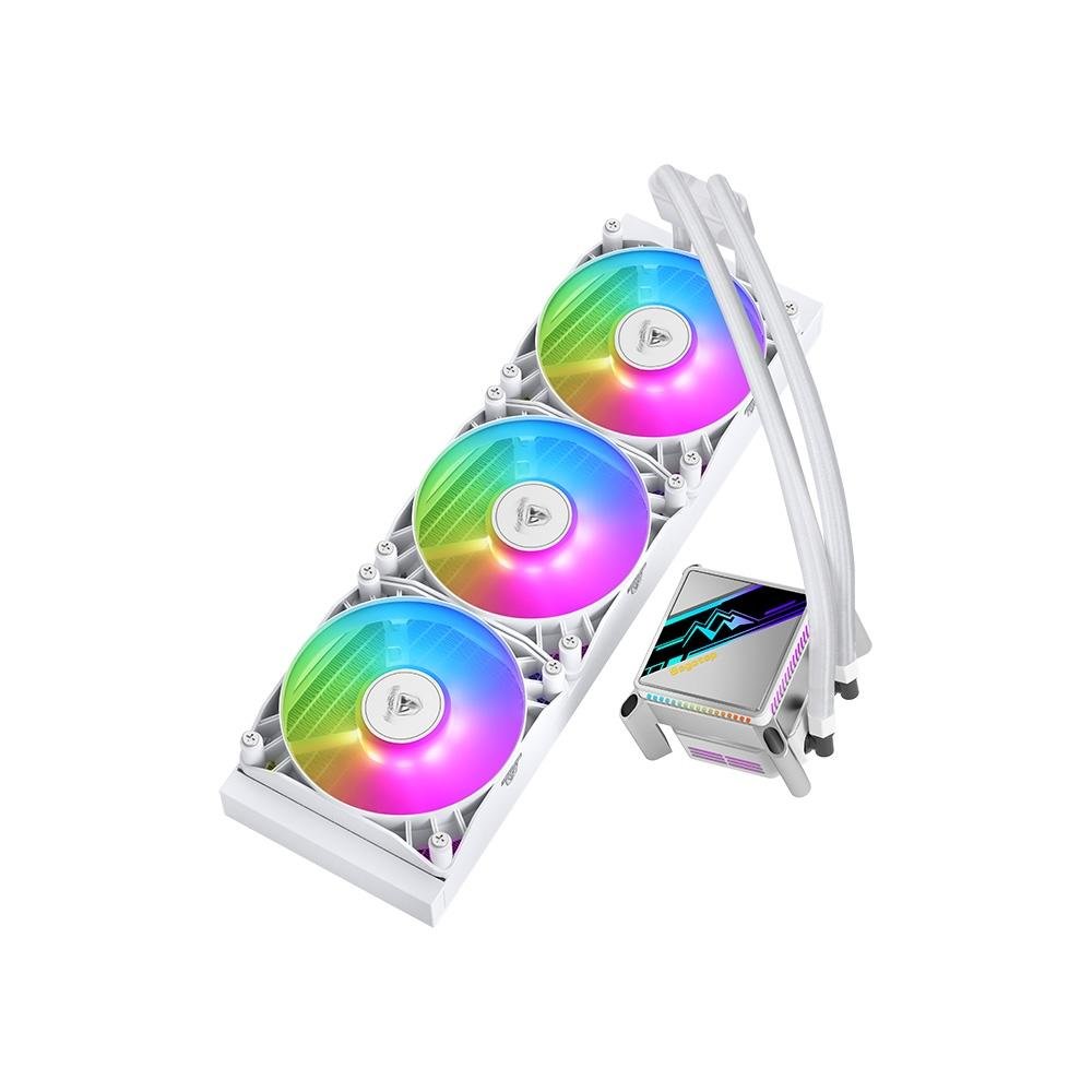 Imagem 4 de 7 do produto Water Cooler Segotep KL, ARGB, 360mm, AMD/Intel, Branco - SEG-WC-KL2360W-WW