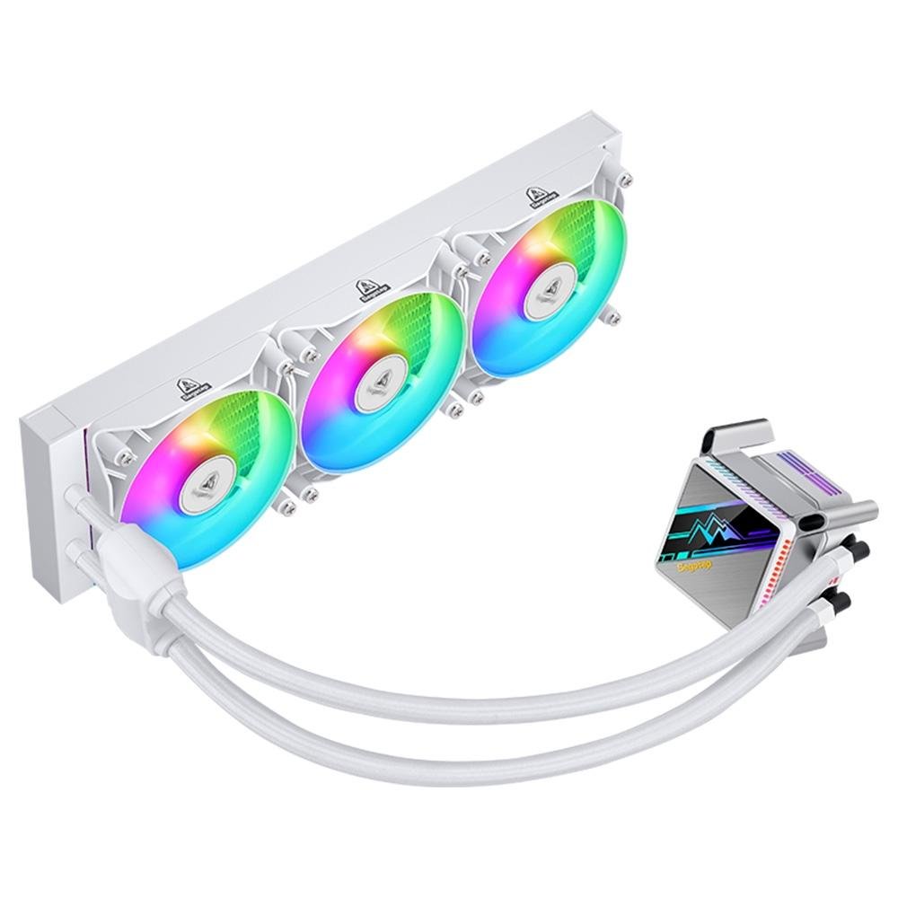 Imagem 2 de 7 do produto Water Cooler Segotep KL, ARGB, 360mm, AMD/Intel, Branco - SEG-WC-KL2360W-WW