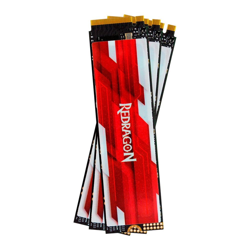 Imagem 4 de 4 do produto SSD Redragon 512GB, M2 2280 PCIe, Leitura 7050MB/s e Gravação 4200MB/s - GD-703