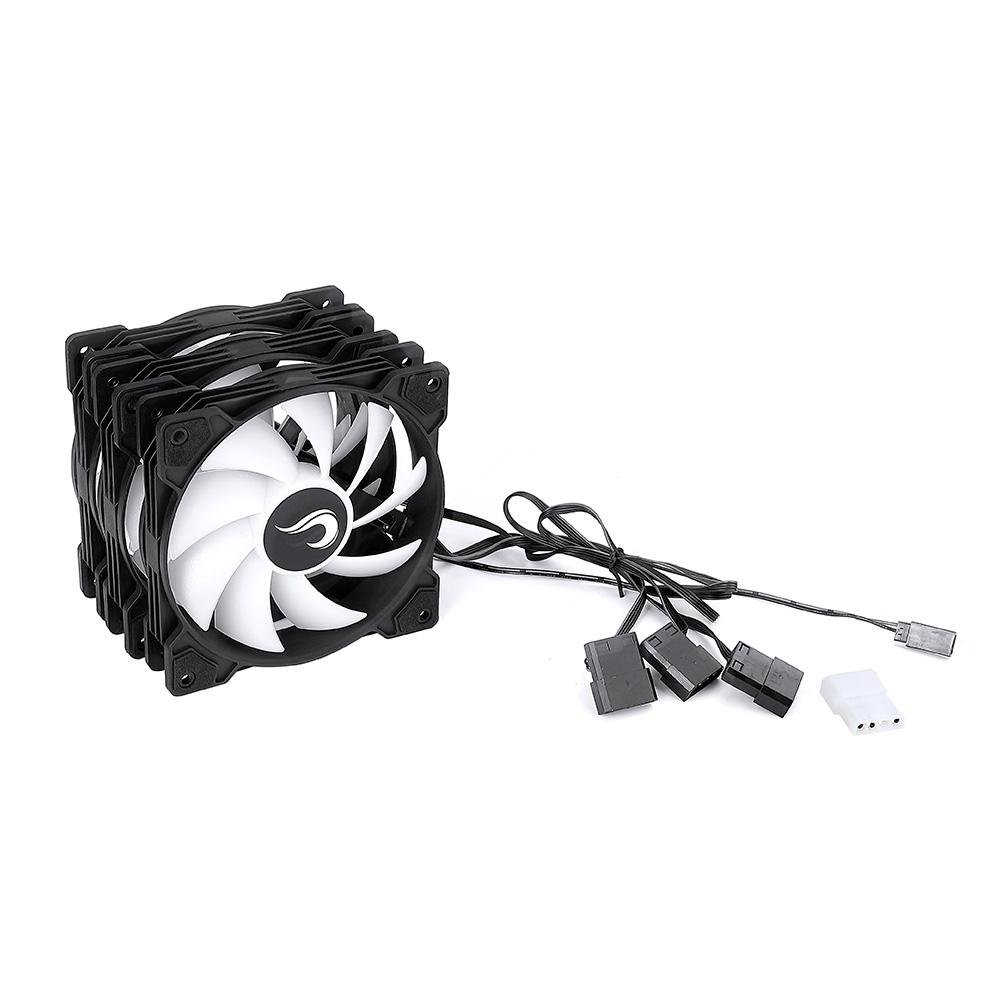 Kit com 3 Ventoinhas Rise Mode X, 120mm, Led ARGB, Preto - RM-XLD-01-ARGB - view 7