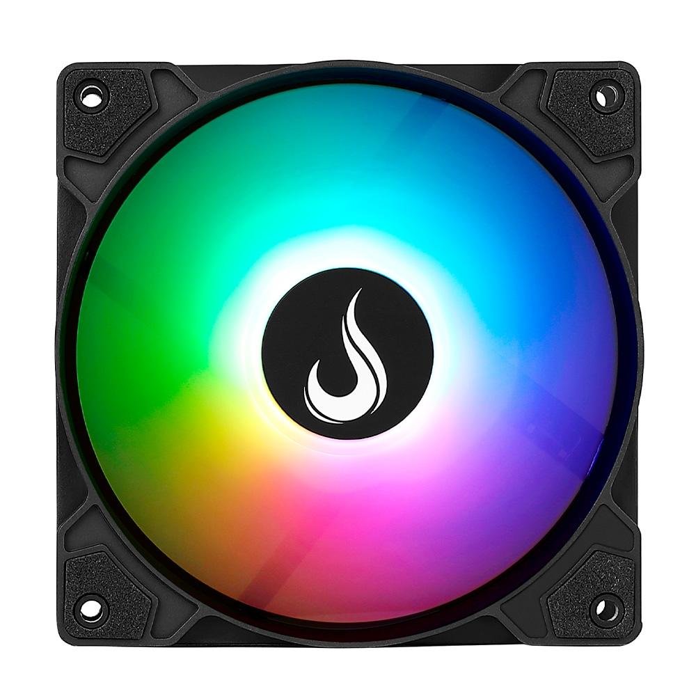Kit com 3 Ventoinhas Rise Mode X, 120mm, Led ARGB, Preto - RM-XLD-01-ARGB - view 3