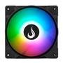 Kit com 3 Ventoinhas Rise Mode X, 120mm, Led  ARGB, Preto - RM-XLD-01-ARGB