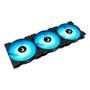 Kit com 3 Ventoinhas Rise Mode X, 120mm, Led  ARGB, Preto - RM-XLD-01-ARGB