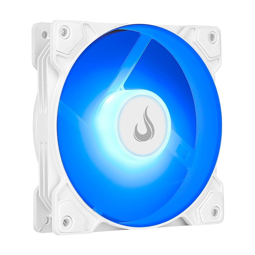 Imagem 3 de 8 do produto Kit com 3 Ventoinhas Rise Mode X, 120mm, Led ARGB, Branco - RM-XLD-02-ARGB