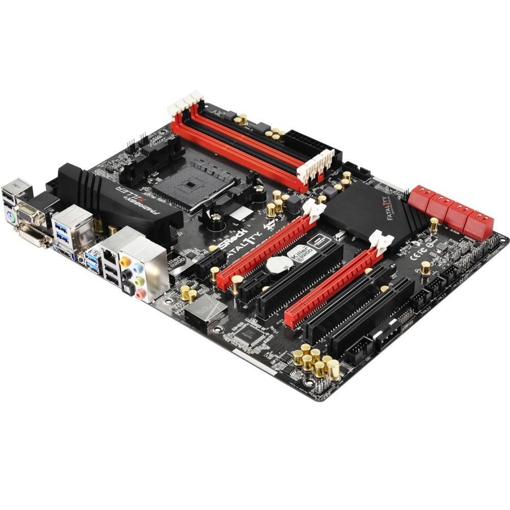 Placa-Mãe ASRock p/ AMD FM2+ ATX Fatal1ty FM2A88X+ Killer, D-Sub, DVI-D, HDMI, 8 SATA3, 6 USB 3.0