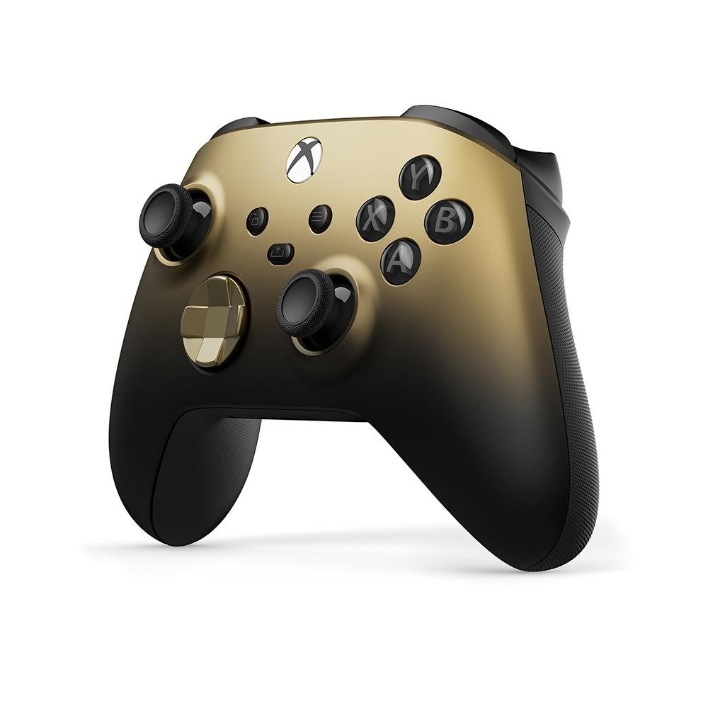 Controle Sem Fio Xbox, Gold Shadow Edição Especial - QAU-00121 Controle Sem Fio Xbox, Gold Shadow Edição Especial - QAU-00121