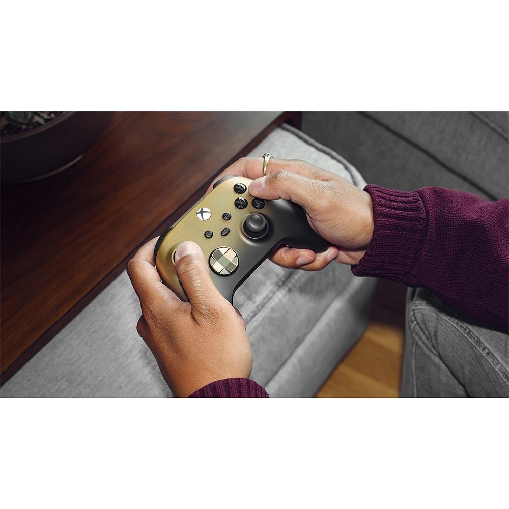 Controle Sem Fio Xbox, Gold Shadow Edição Especial - QAU-00121 Controle Sem Fio Xbox, Gold Shadow Edição Especial - QAU-00121