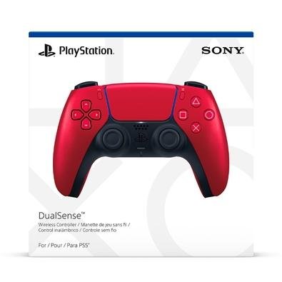Controle s/fio PS5 DualSense Volcanic Red | KaBuM!