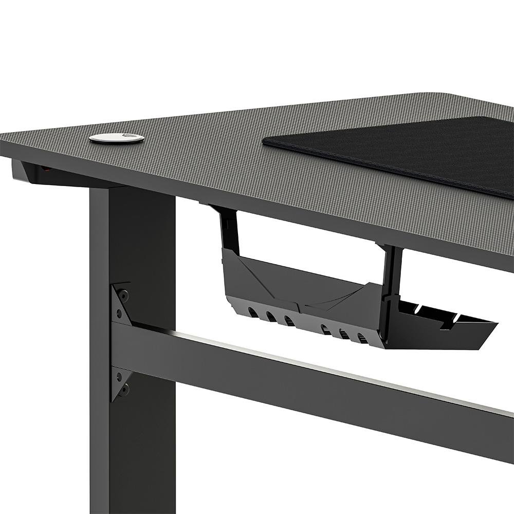 Imagem 8 de 8 do produto Mesa Gamer RGB Rise Mode, Desk 07, Suporte para Copos, Suporte para Headset, Preto - RM-TB-07-BK