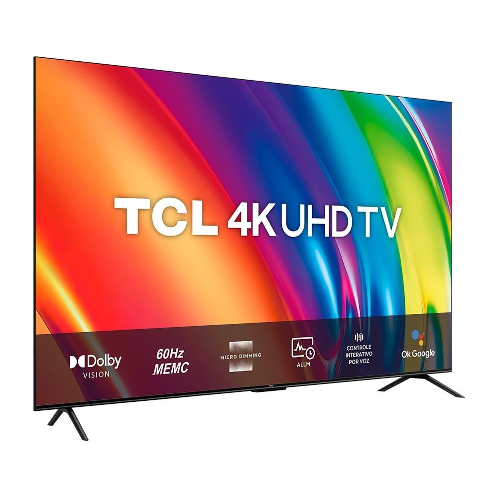 Smart TV TCL 85" LED P745 4K UHD Google TV, Wi-Fi, bluetooth, Google Assistant, Dolby Atmos - 85P745 Smart TV TCL 85" LED P745 4K UHD Google TV, Wi-Fi, bluetooth, Google Assistant, Dolby Atmos - 85P745