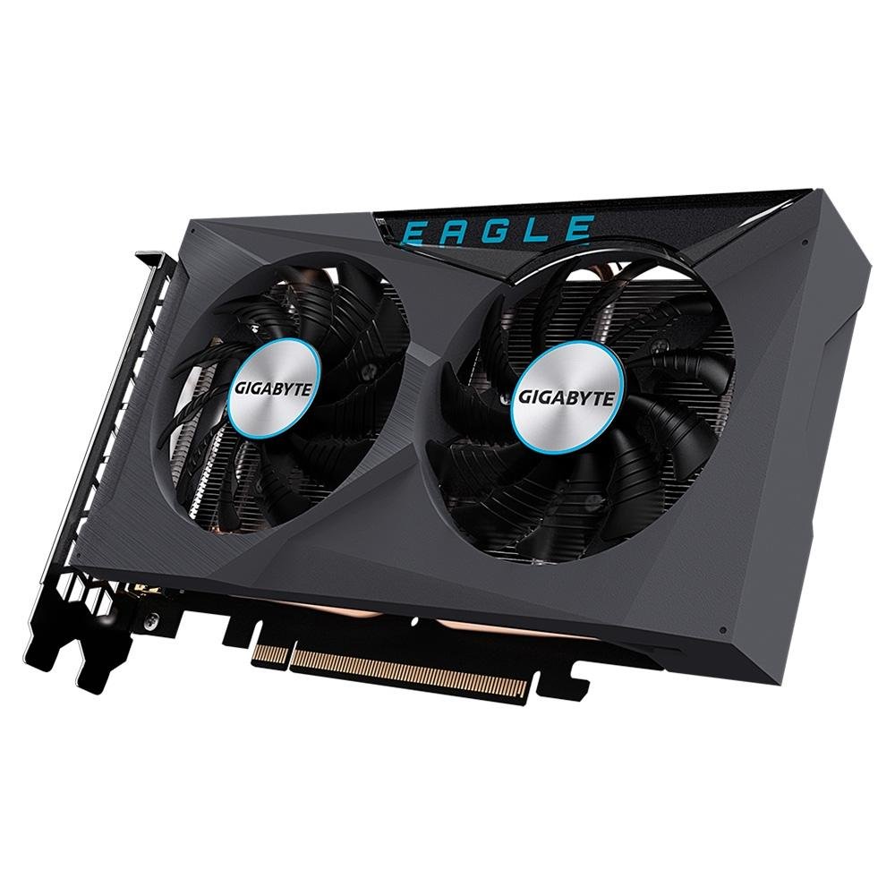 Placa de Vídeo Gigabyte RX 6400 EAGLE AMD, 4GB GDDR6 - GV-R64EAGLE-4GD Placa de Vídeo Gigabyte RX 6400 EAGLE AMD, 4GB GDDR6 - GV-R64EAGLE-4GD