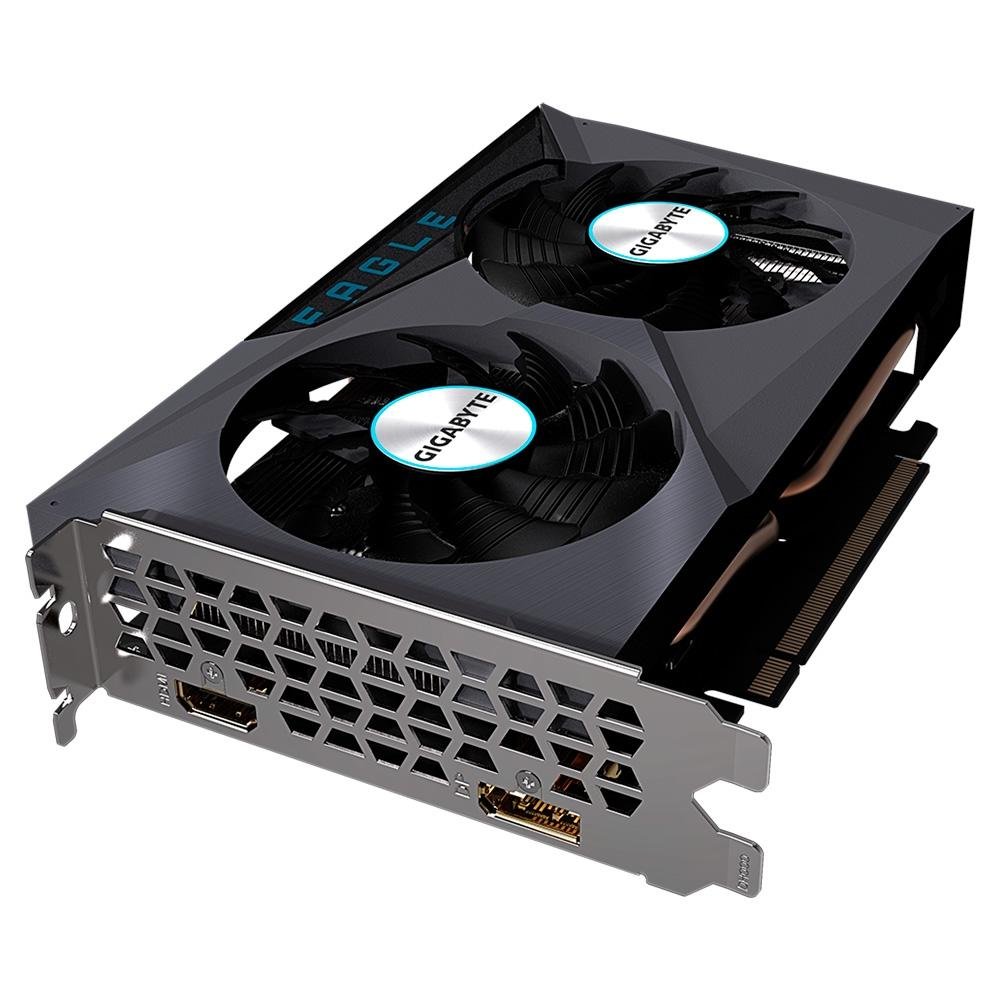 Placa de Vídeo Gigabyte RX 6400 EAGLE AMD, 4GB GDDR6 - GV-R64EAGLE-4GD Placa de Vídeo Gigabyte RX 6400 EAGLE AMD, 4GB GDDR6 - GV-R64EAGLE-4GD