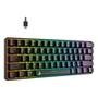 Teclado Mecânico Gamer Rise Mode GM1 Black, RGB, Switch Outemu Brown - RM-TCM-GM1-BBRO