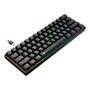 Teclado Mecânico Gamer Rise Mode GM1 Black, RGB, Switch Outemu Brown - RM-TCM-GM1-BBRO