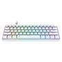 Teclado Mecânico Gamer Rise Mode GM1 White, RGB, Switch Outemu Red - RM-TCM-GM1-WRED