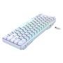 Teclado Mecânico Gamer Rise Mode GM1 White, RGB, Switch Outemu Red - RM-TCM-GM1-WRED