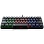 Teclado Semi Mecânico Gamer Rise Mode G2 Mini, RGB, USB-C, Layout 60%, Preto - RM-TG-02-B