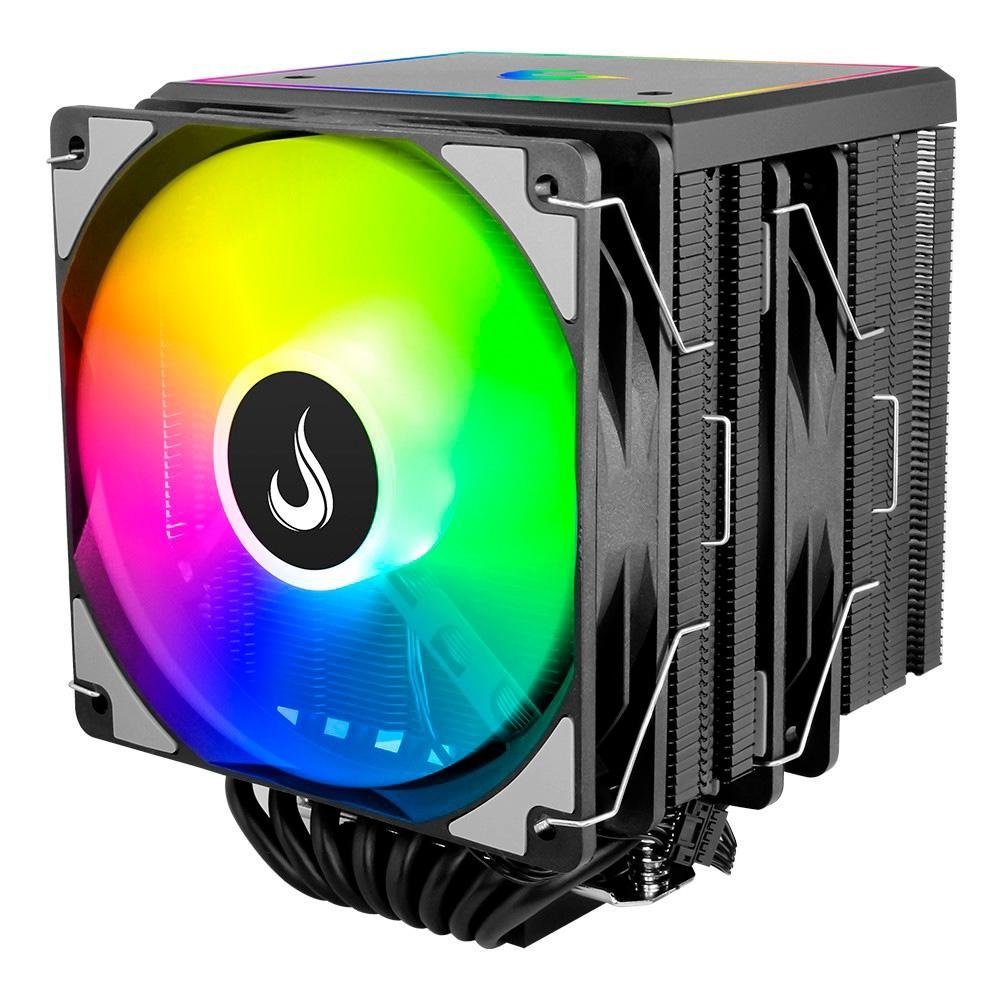 Air Cooler Gamer Rise Mode Storm 8 Black, ARGB, AMD/Intel, 120mm, Preto - RM-ACST-ARGB-B - view 2