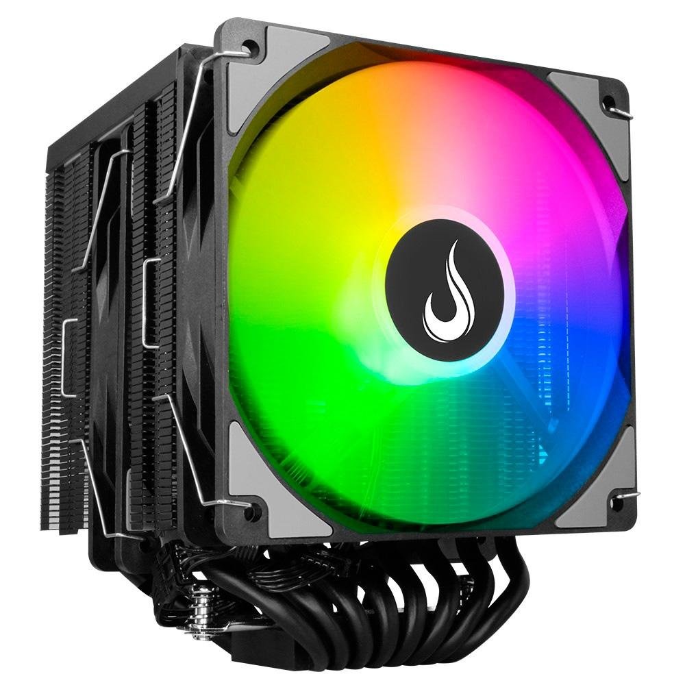 Air Cooler Gamer Rise Mode Storm 8 Black, ARGB, AMD/Intel, 120mm, Preto - RM-ACST-ARGB-B - view 4