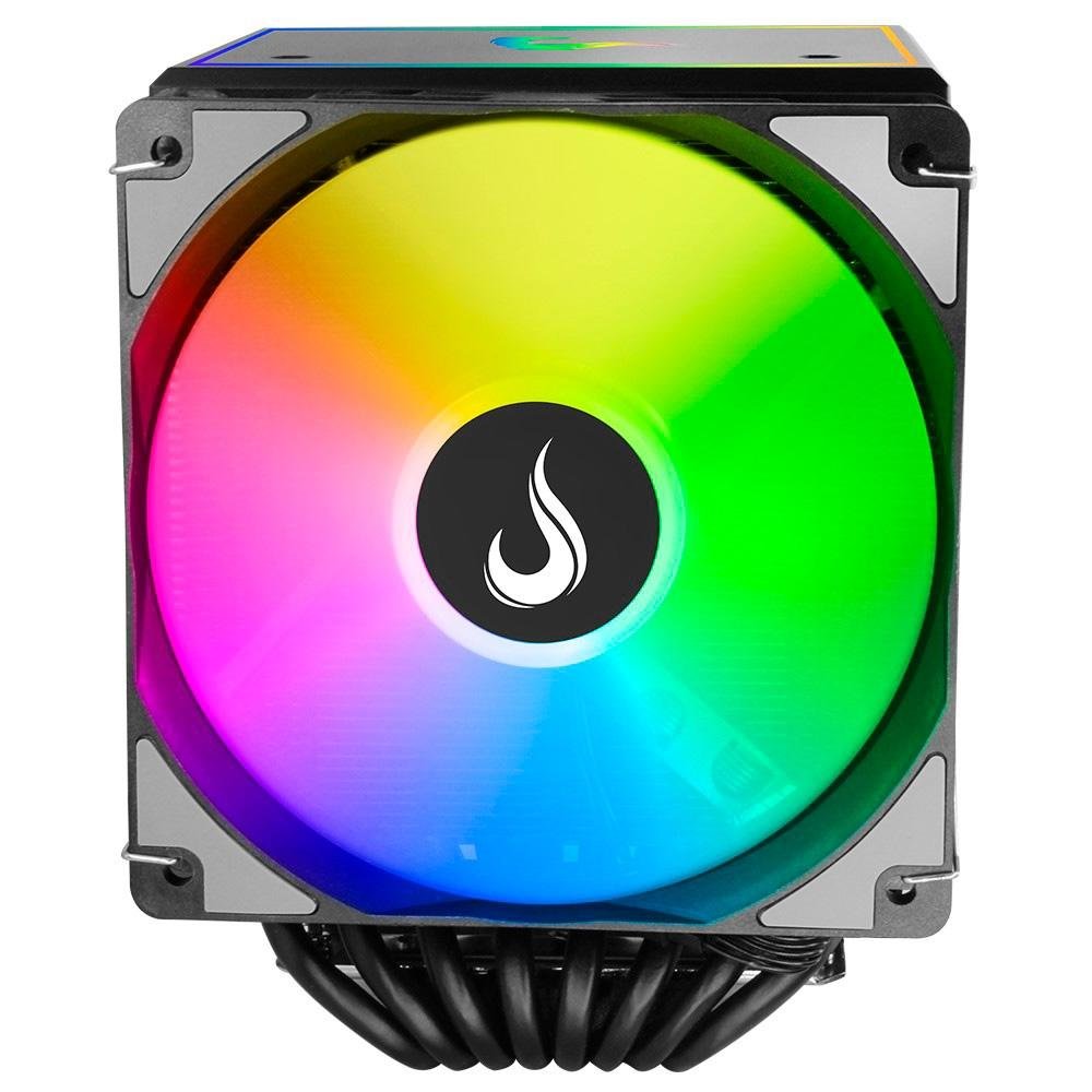 Air Cooler Gamer Rise Mode Storm 8 Black, ARGB, AMD/Intel, 120mm, Preto - RM-ACST-ARGB-B - view 7