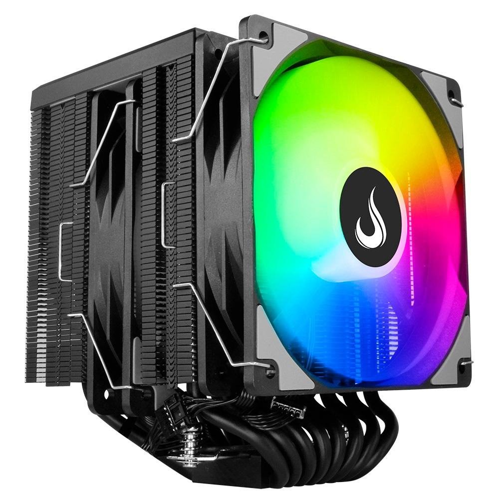 Air Cooler Gamer Rise Mode Storm 8 Black, ARGB, AMD/Intel, 120mm, Preto - RM-ACST-ARGB-B - view 6