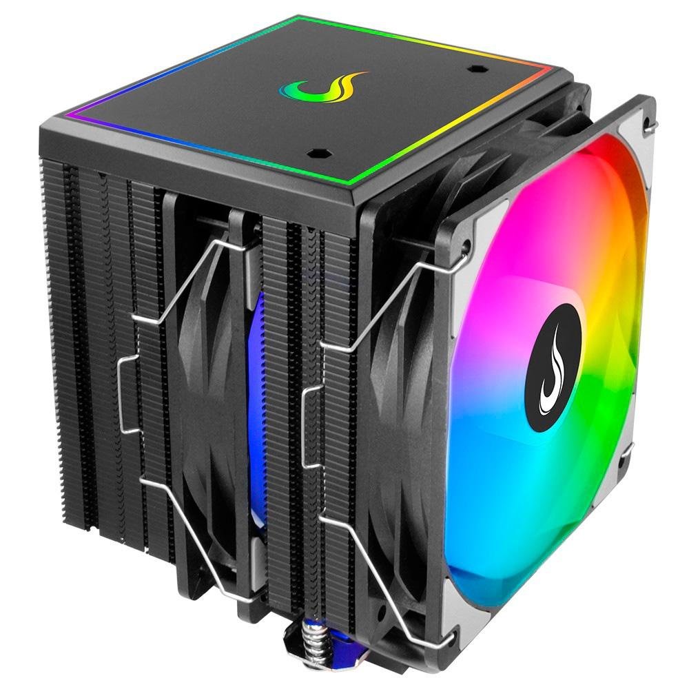Air Cooler Gamer Rise Mode Storm 8 Black, ARGB, AMD/Intel, 120mm, Preto - RM-ACST-ARGB-B - view 8