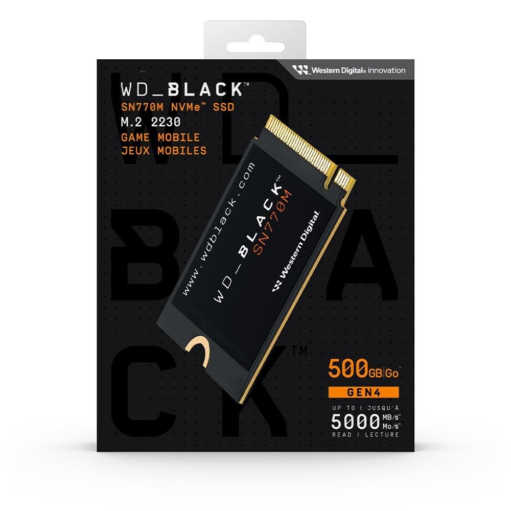 SSD WD Black 500GB SN770M, M.2 2230 NVM | KaBuM!