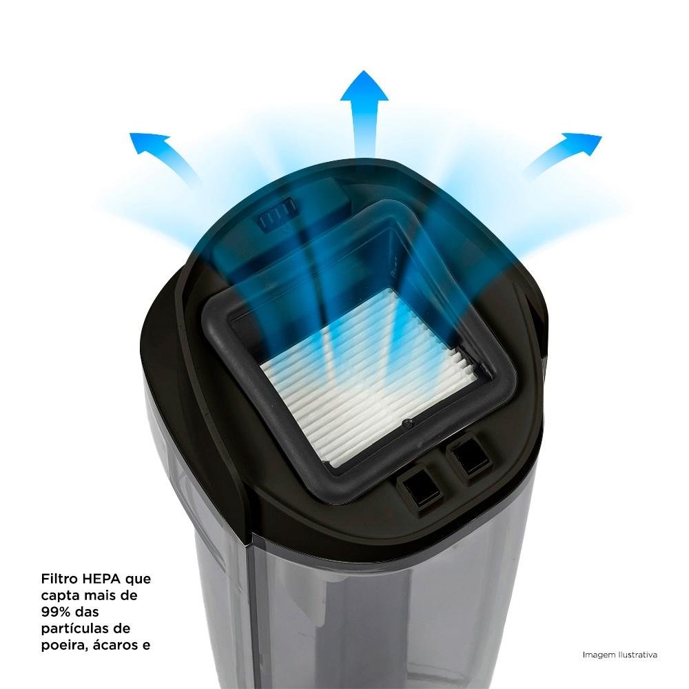 Aspirador Vertical Sem Fio wessen Clean Pro 300, Aspira e Passa Pano, Autolimpante, 4000mAh, Bivolt, Branco - WNAV300BR Aspirador Vertical Sem Fio wessen Clean Pro 300, Aspira e Passa Pano, Autolimpante, 4000mAh, Bivolt, Branco - WNAV300BR