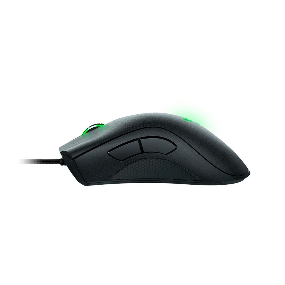 Mouse Gamer Razer Deathadder Essential, LED Verde, 6400 DPI, 5 Botões, Preto - RZ0103850100R3M1 Mouse Gamer Razer Deathadder Essential, LED Verde, 6400 DPI, 5 Botões, Preto - RZ0103850100R3M1