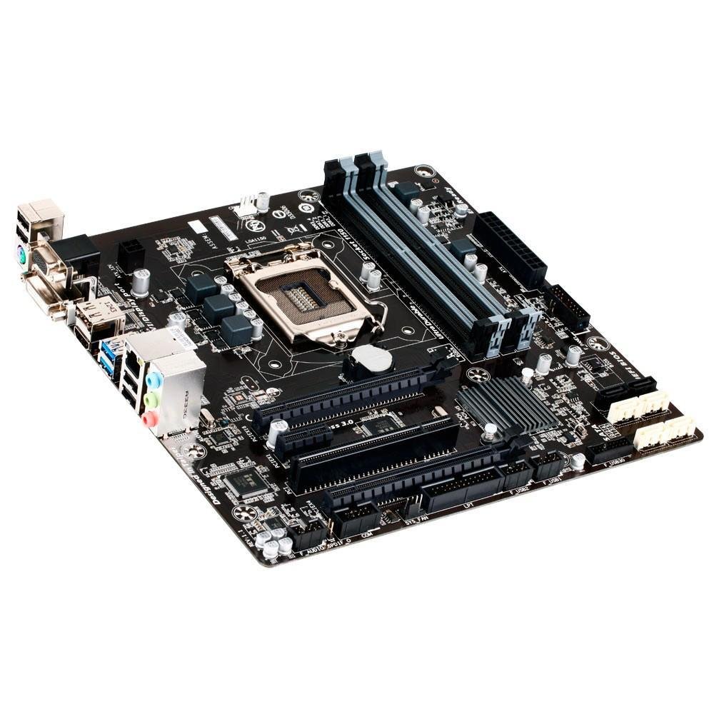 Placa-Mãe Gigabyte GA-B85M-D3PH, Intel LGA 1150, mATX, DDR3, Preto - 90MB1G20-M0EAY0